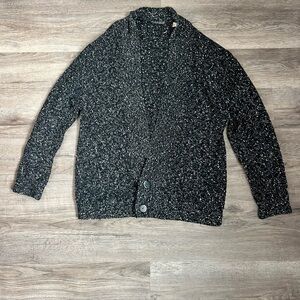 Vintage Zulus by George Machado Women's Black Cardigan Sweater